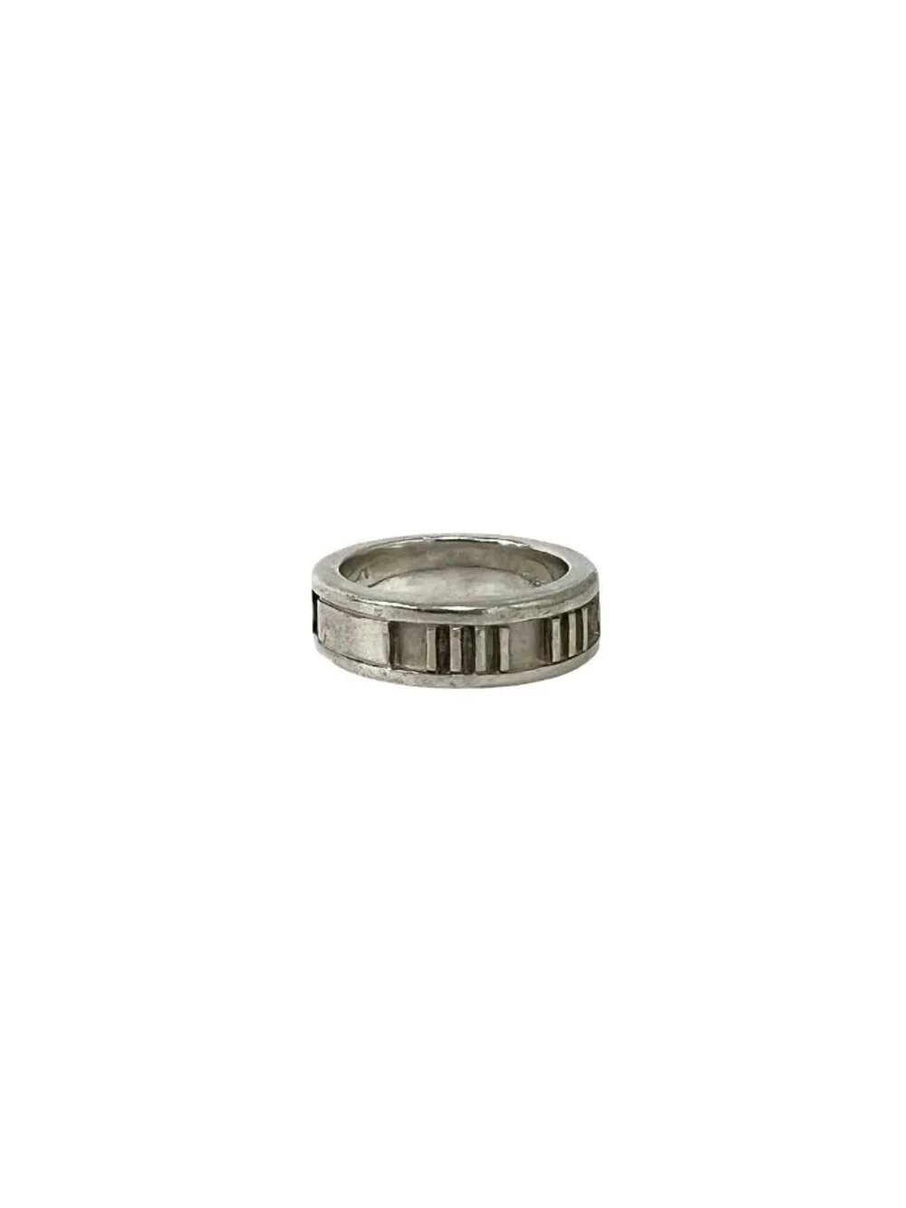Tiffany & Co Vintage Atlas Wide Ring 925 Sterling Silver Accessory